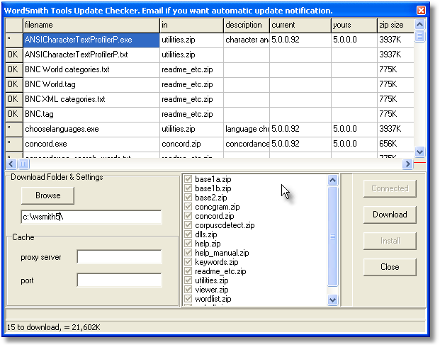update checker